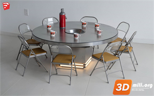 Dining Table Set Skp Files